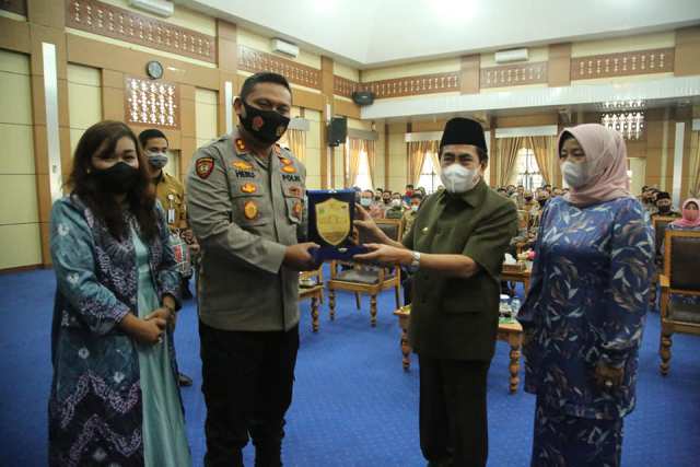 Pemkot Gelar Kenal Pamit Kapolres Kerinci