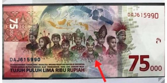 Foto Ananda Saubaki Asal Kupang Ada di Uang Kertas Baru Rp75.000