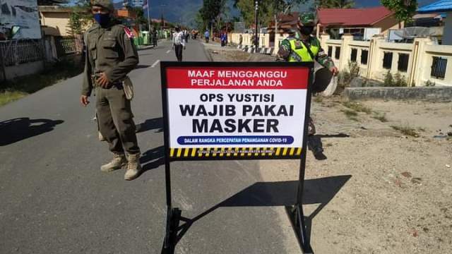 Tidak Pakai Masker di Kerinci Dikenakan Sanksi