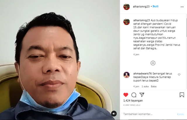 Al Haris Menyapa Masyarakat Provinsi Jambi Lewat Vlog