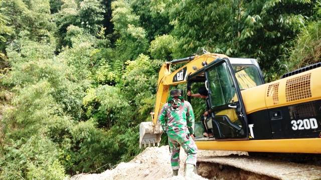 Satgas TMMD Akan Buka 4.3 KM Jalan Baru di Desa Sunai Langkap