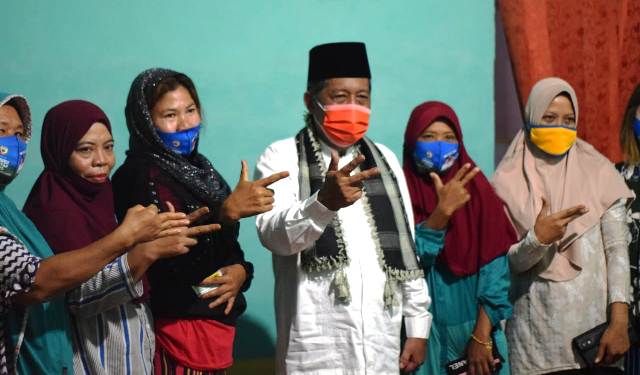 Saat Cawagub Jambi Abdullah Sani Sambangi Masyarakat Pemayung