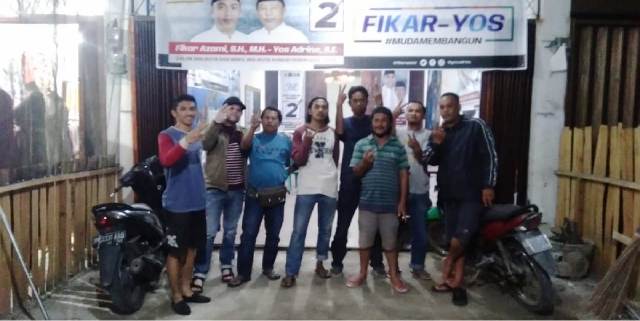 Warga dan Anak Muda Koto Tinggi Sungai Bungkal Goro Dirikan Posko Fikar - Yos