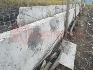 Ini Penampakan Proyek Drainase Desa Gedang Seniali Rp. 3.7 M yang Dinilai Asal-asalan