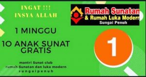 1 Minggu 10 Anak Sunat Gratis
