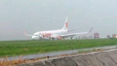 Kondisi Pesawat Lion Air JT-173 Tergelincir di Bandara Radin Inten II Lampung