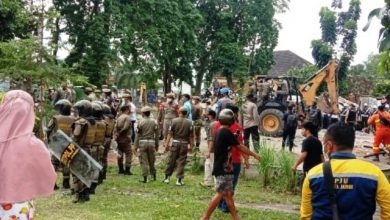 Proses Eksekusi Lahan di Jambi Penuh Dramatis