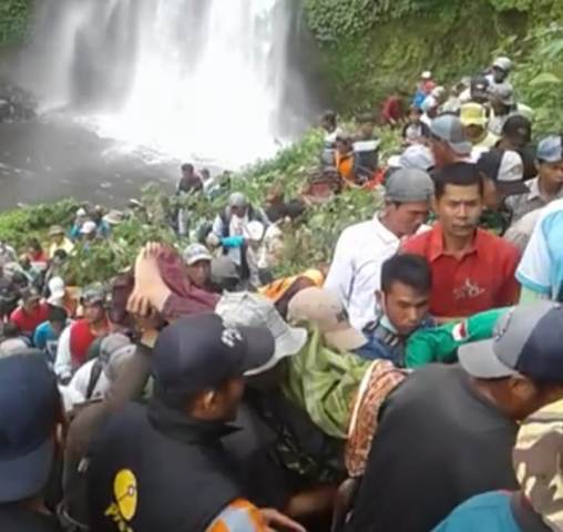 Jatuh dari Air Terjun Sungai Minyak Siulak Ketinggian 20 Meter, Bocah 13 Tahun Meninggal