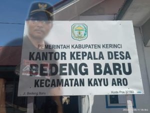 Kwalitas Pekerjaan Drainase Desa Bedeng Baru Kayu Aro Dipertanyakan