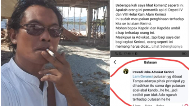 Sebut Putusan Depati 4 Alam Kerinci Abal-abal, Irawadi Advokad Kerinci Dinilai Hina Adat Kerinci