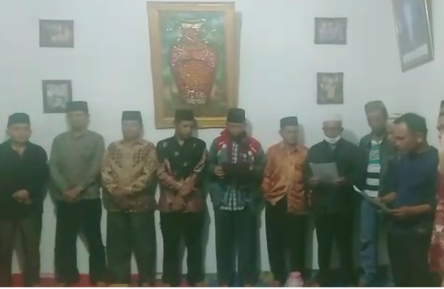 Ini Berita Acara Kesepakatan Lima Desa Kedepatian Semerap dengan Desa Muak Kerinci