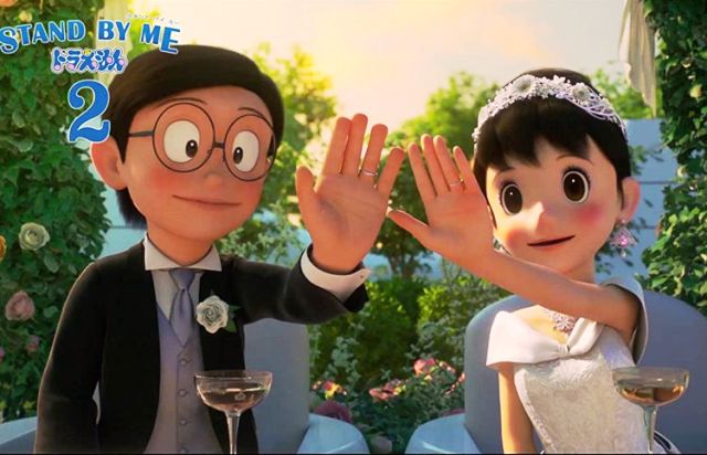 Trending Dunia!!! Nobita dan Shizuka Menikah di Stand by Me Doraemon 2