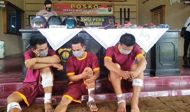 3 Perampok Bersenpi Dihadiahi Timah Panas Oleh Aparat