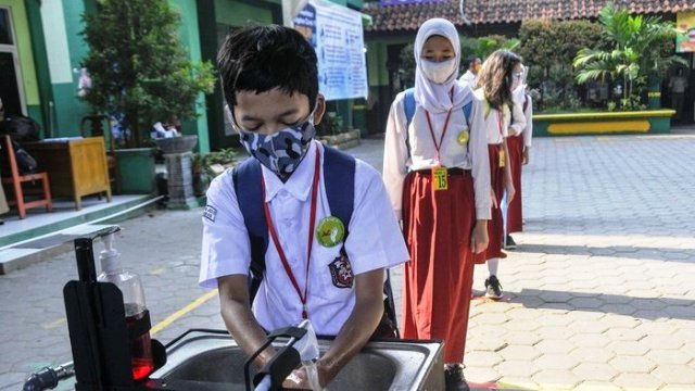 Hari Rabu Sekolah Tatap Muka Siswa SD dan SMP di Merangin