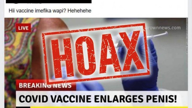 Viral! Vaksin Covid-19 Memperbesar Penis, BPOM: Hoax Lah!