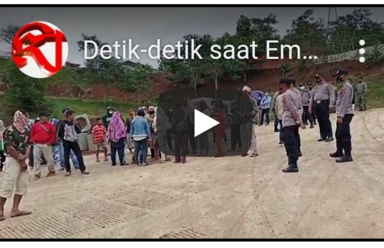 Video Detik-detik Emak-emak Ngamuk di PLTA Kerinci