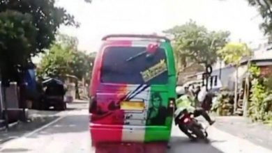 Pengemudi MPU Serempet Anggota Lantas Diamankan Aparat