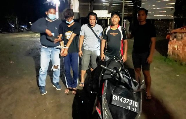 Pencuri dan Penadah Motor Muaro Jambi Diamankan Aparat