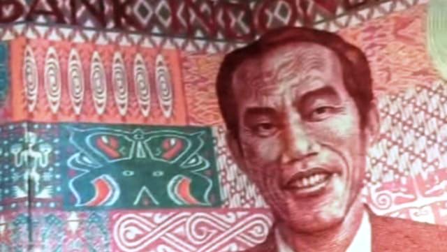 Viral!!! Uang Rupiah Bergambar Jokowi, Disebut untuk Redenominasi