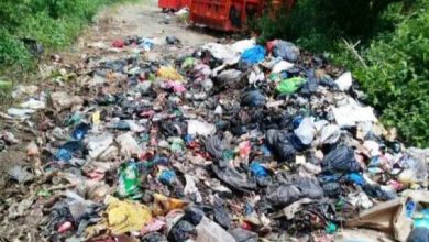 Seminggu Tidak Di Bersihkan, Tumpukan Sampah Keluarkan Aroma Tak Sedap