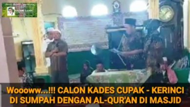 Viral!!! Beredear Vidio 5 Cakades di Kerinci Diambil Sumpah