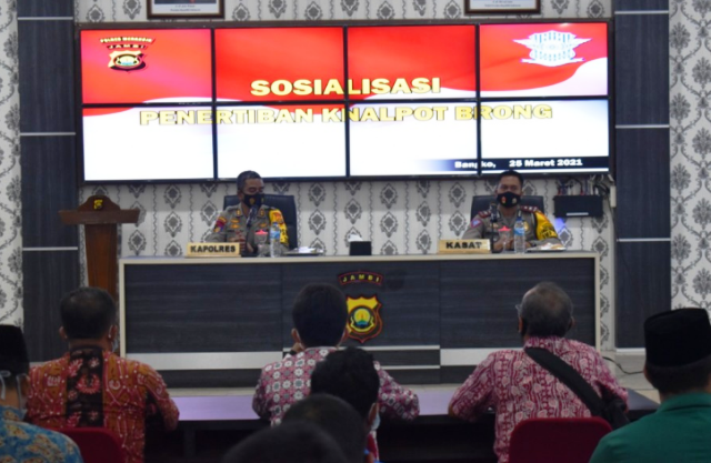 Pengguna Knalpot Racing Akan di Razia Polres Merangin