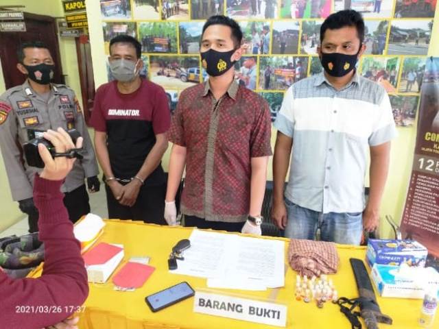 Polsek Bajubang Amankan Dukun Cabul di Banten