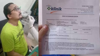 Personil M.O.B Reborn Melakukan Swab Antigen