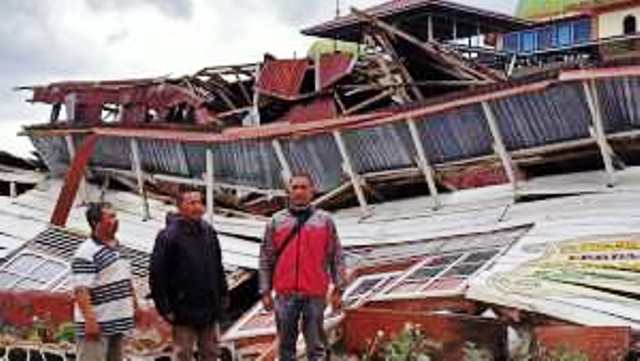 Breakingnews! Gedung PTPN6 di Kersik Tuo Ambruk Diterjang Angin