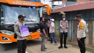 Bus Nekad Mudik Disuruh Putar Balik di Perbatasan Palembang-Jambi