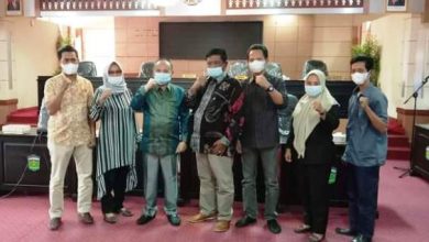 Wakil Ketua DPRD Syafriadi SH Terima Kunjungan Kerja DPRD Tanjung Jabung Timur