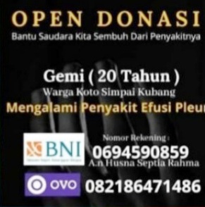 Warga Desa Koto Simpai Kubang Penderita Efusi pleura Butuh Uluran Tangan Dermawan