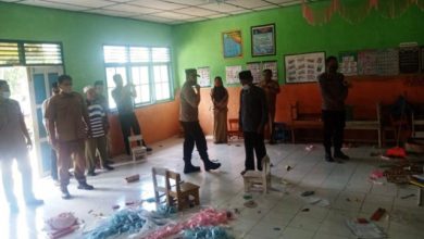 TK Pelita Hati Tabir Ilir Dirusak oleh OTK