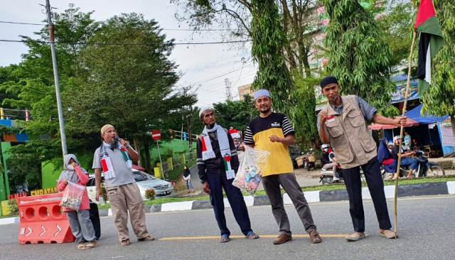 #SAVE PALESTINA, Pejuang Subuh Merangin Galang Dana