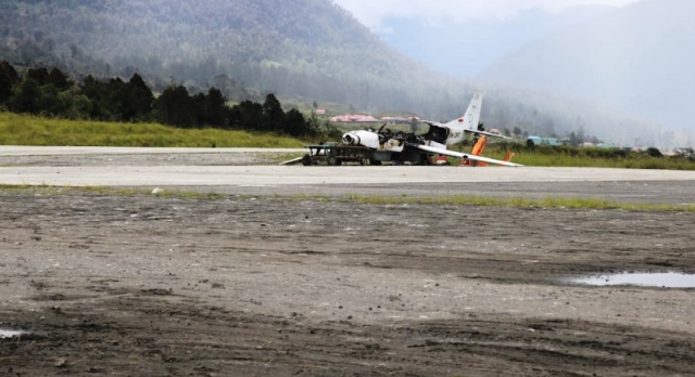 Teroris KKB Papua Bakar Pesawat di Bandara Ilaga dan Kenangan Kabid Humas Polda Jawa Tengah