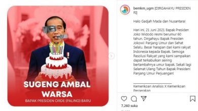 Pesan dan Sindiran BEM UGM untuk Jokowi