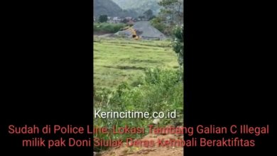Police Line Jebol, Tambang Galian C Illegal Milik Pak Doni Aktif Lagi Police Line Jebol, Tambang Galian C Illegal Milik Pak Doni Aktif Lagi