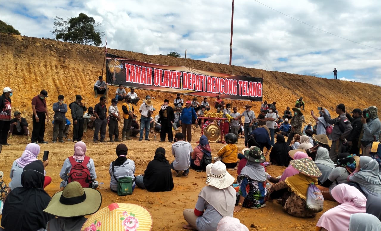 Ratusan Warga Hadiri Acara Pemancangan Batas Tanah Ulayat Depati Rencong Telang