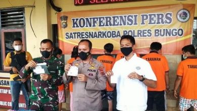 6 Tersangka Pengedar Sabu di Bungo Diamankan Aparat