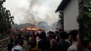 5 Unit Rumah di Danau Sipin Dilalap Si Jago Merah