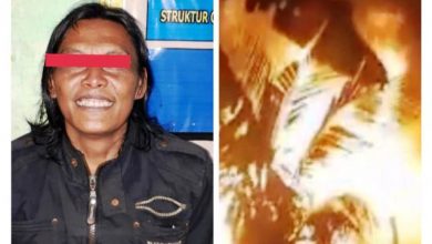 ODGJ Bakar Rumah di Desa Sialang Pamenang