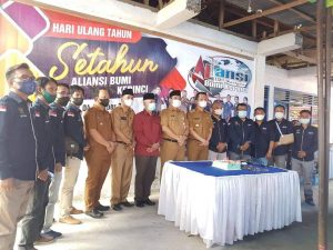 Hadiri Setahun Aliansi Bumi Kerinci, Wawako : LSM - Media Bersinergi & Kolaborasi Bangun Daerah