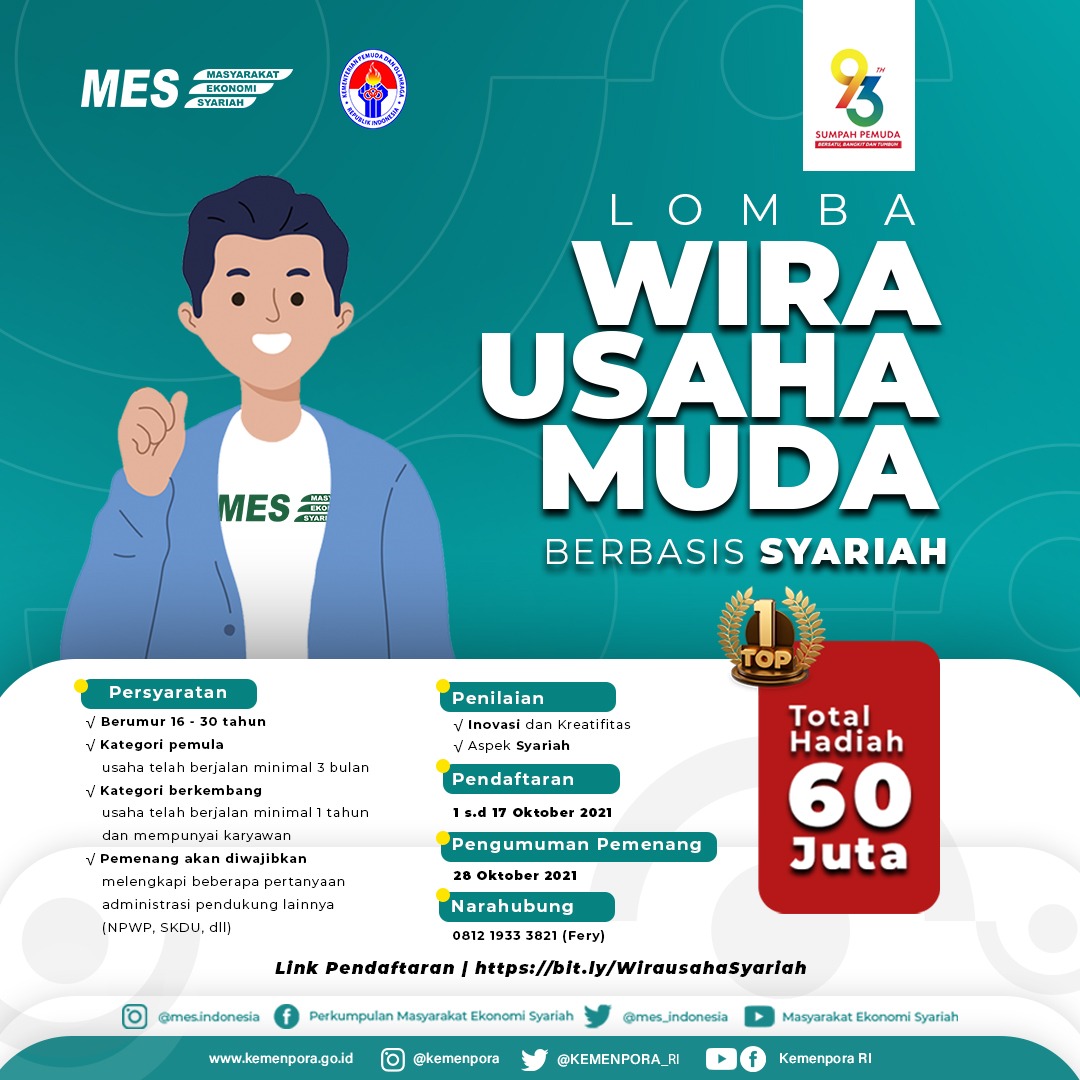 Kemenpora Gelar Lomba Wirausaha Muda Berbasis Syariah