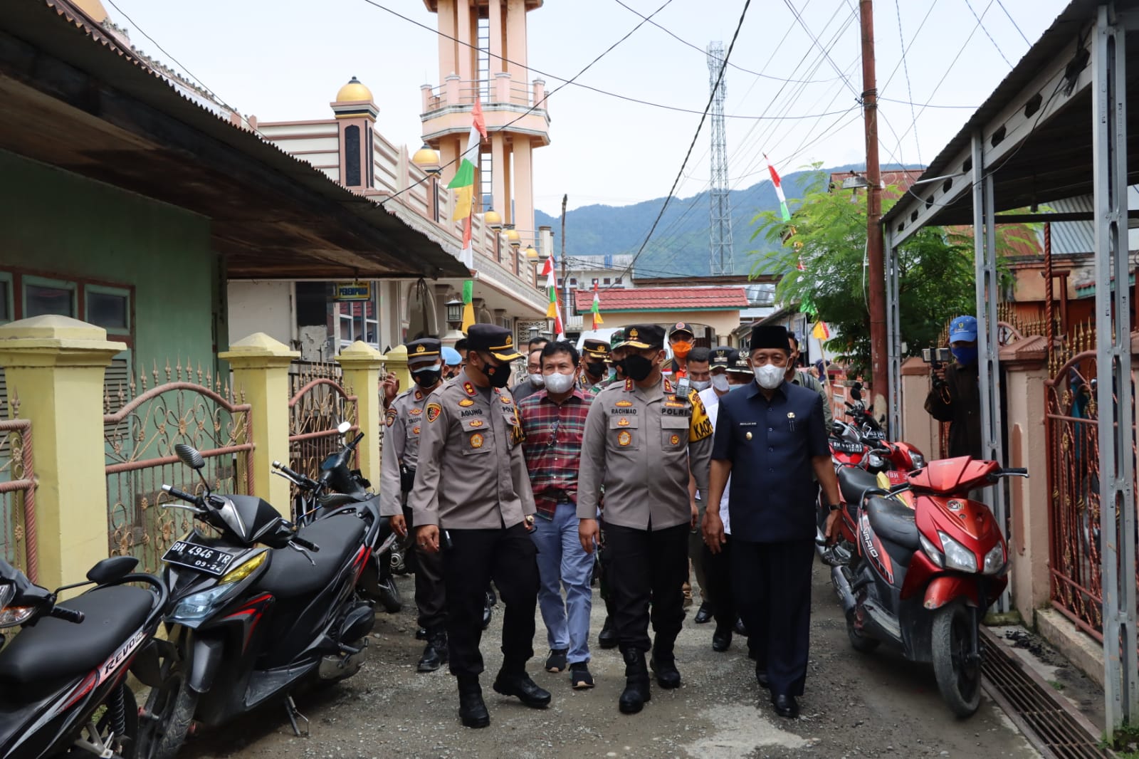 Realisasi Vaksinasi di Kerinci Rendah, Kapolda Jambi Turun Lagi