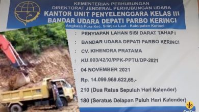 Proyek Bandara Depati Parbo Diduga Gunakan Tanah Timbunan Illegal