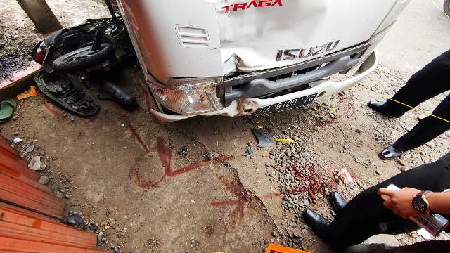 Laka Maut PickUp Isuzu Taraga Vs Honda Beat Kerinci