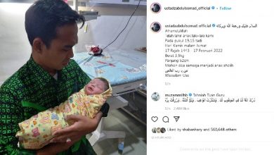 Kabar Bahagia, Istri Abdul Somad Melahirkan Bayi Laki-laki