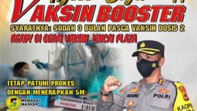 Kapolres Kerinci Ajak Masyarakat Lakukan Vaksin Booster