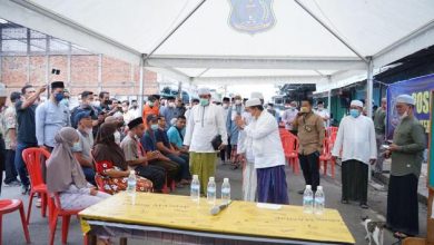 Al Haris Tinjau Korban Kebakaran di Tanjung Jabung Barat