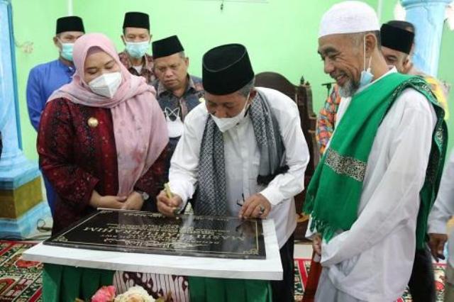 Sani Mengapresiasi Kepada Semua Pihak Yang Telah Berkontribusi Dalam Pembangunan Masjid